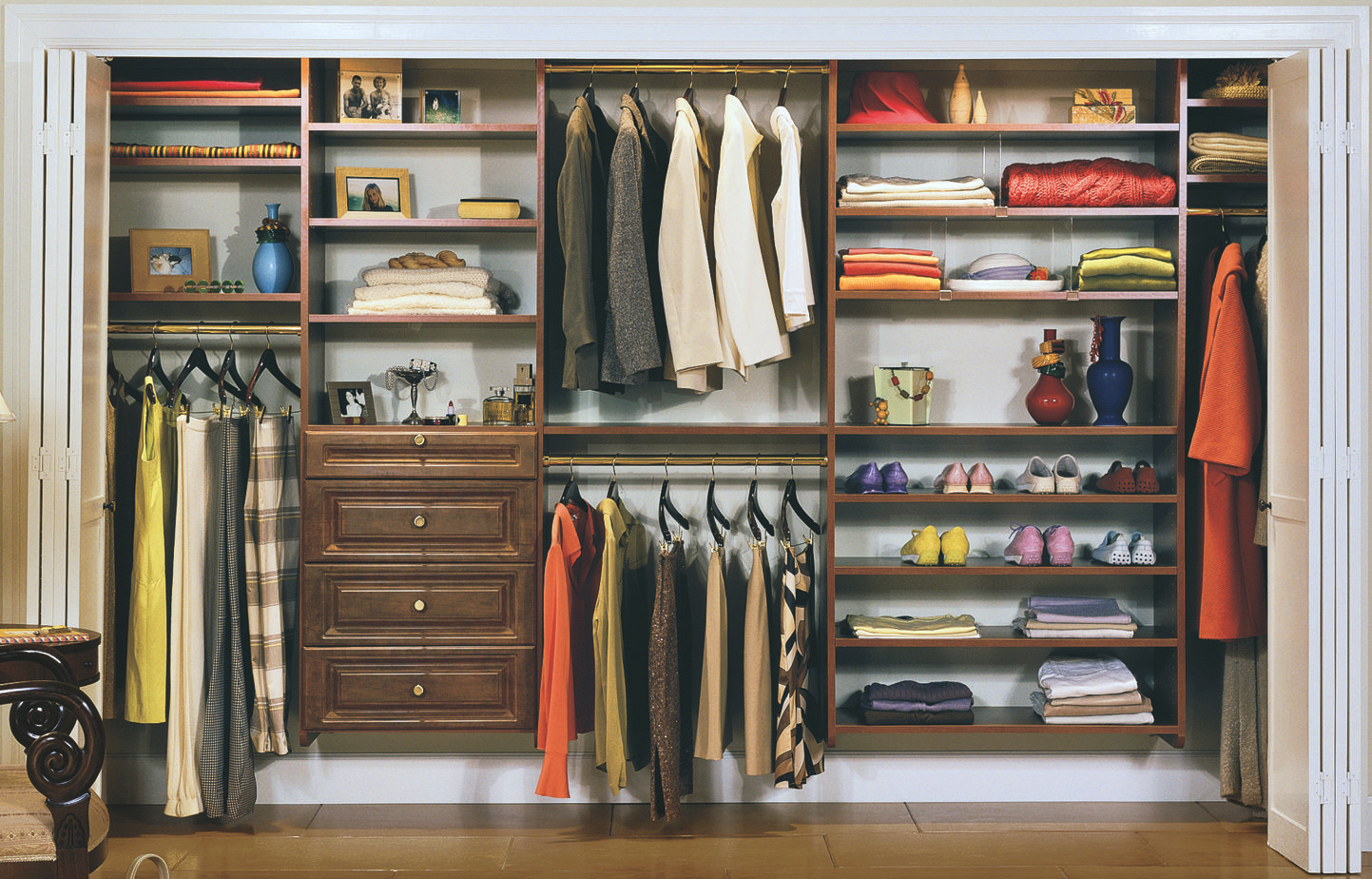 Fully Custom System Options when planning to redo your bedroom closet.